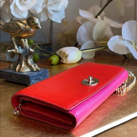 NWOT!! Coach chain slim crossbody wallet - Picture 5 of 11